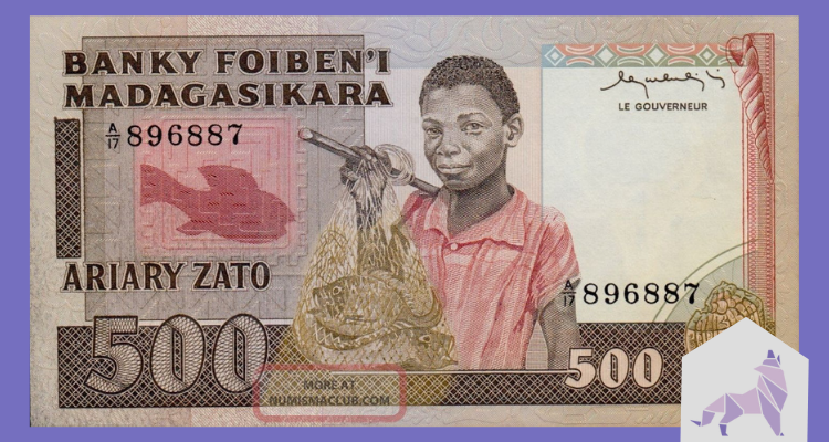 من ارخص العملات في العالم عملة مدغشقر